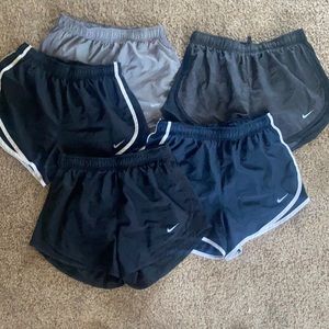 Lot of 5 pairs of Nike Dri-Fit gym shorts